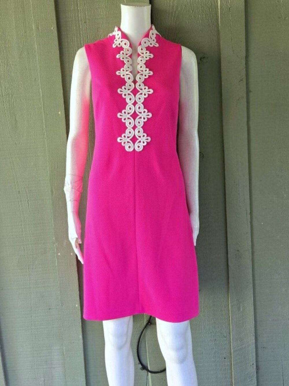 New VINCE CAMUTO Hot Pink Shift Dress 10